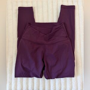 P'tula Plum Purple V-Waist Leggings